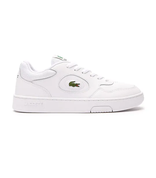 Women's Lineset Leather Trainers White/White