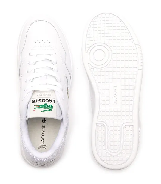 Women's Lineset Leather Trainers White/White