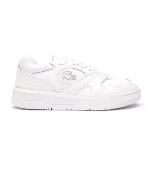 Women’s Lineshot Signature Heel Leather Trainers White/White