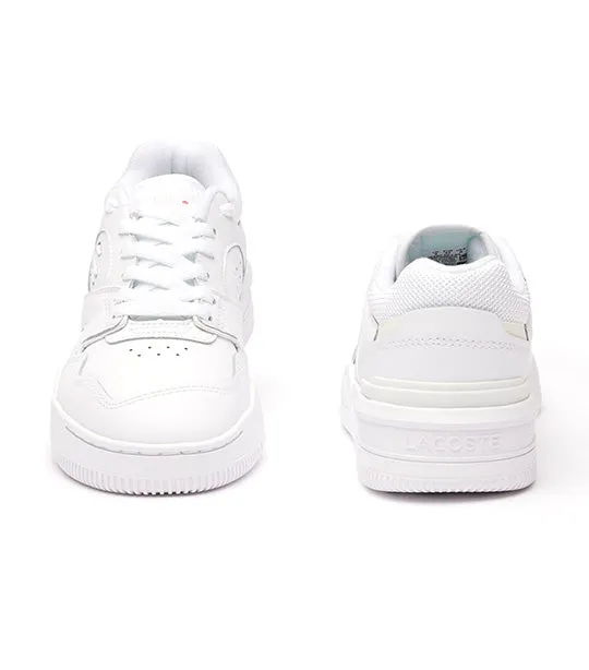 Women’s Lineshot Signature Heel Leather Trainers White/White