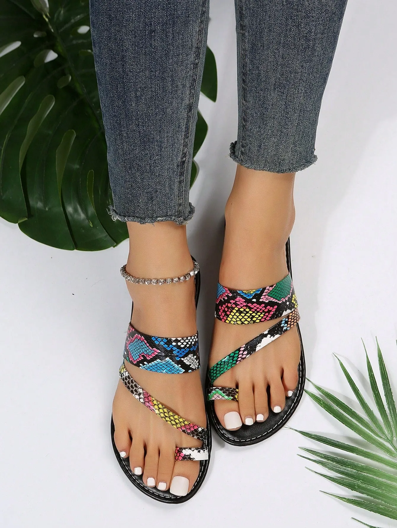 Women's Open Toe Flat Sandals