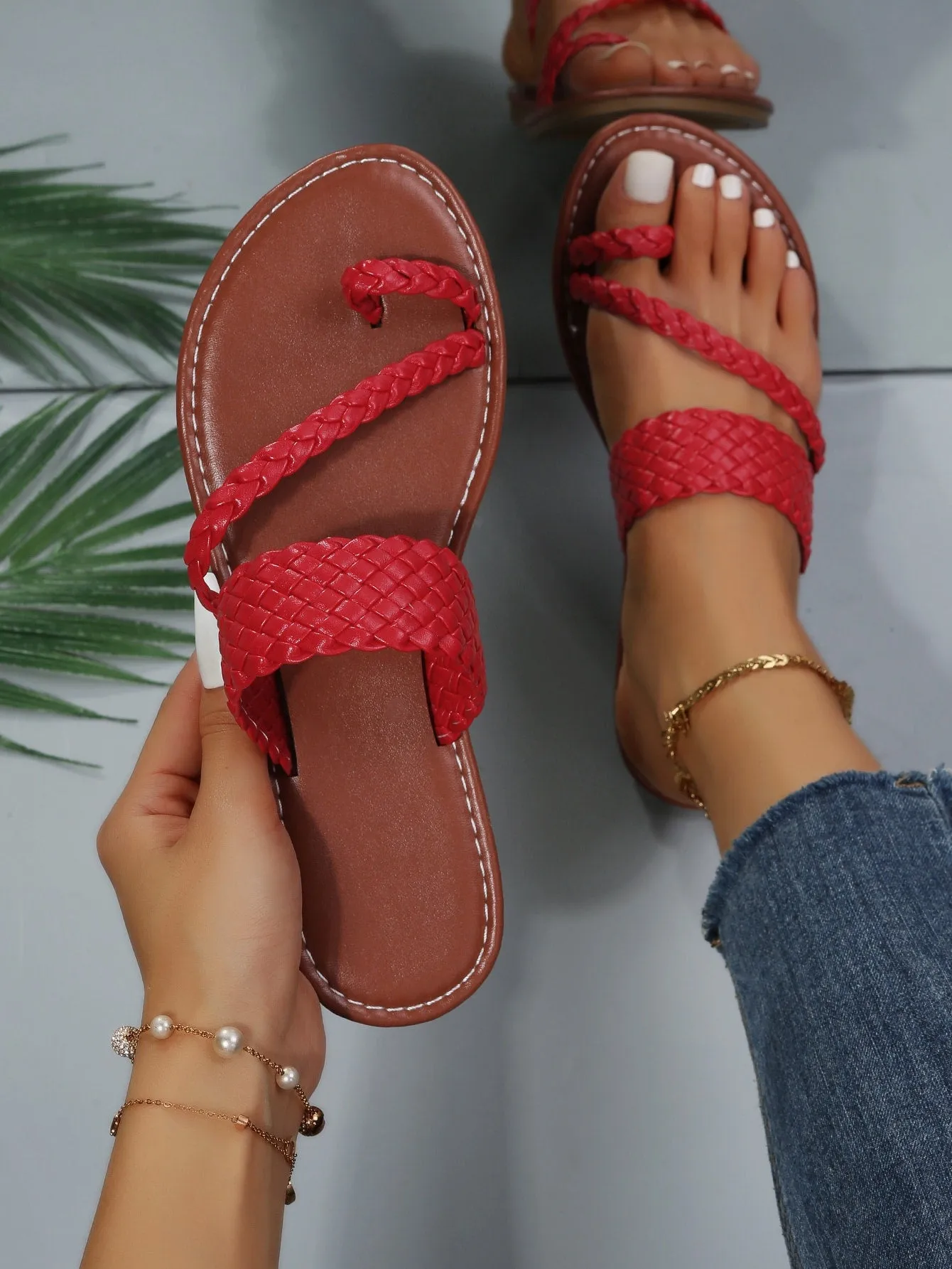 Women's Open Toe Flat Sandals