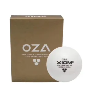 XIOM Latest OZA 3-Star Table Tennis Balls (Pack of 12)